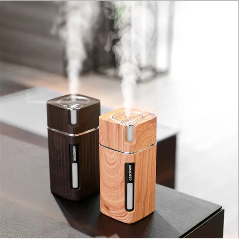 Ultrasonic Air Humidifier USB Mini Mist Maker LED Light Maroon Asteria