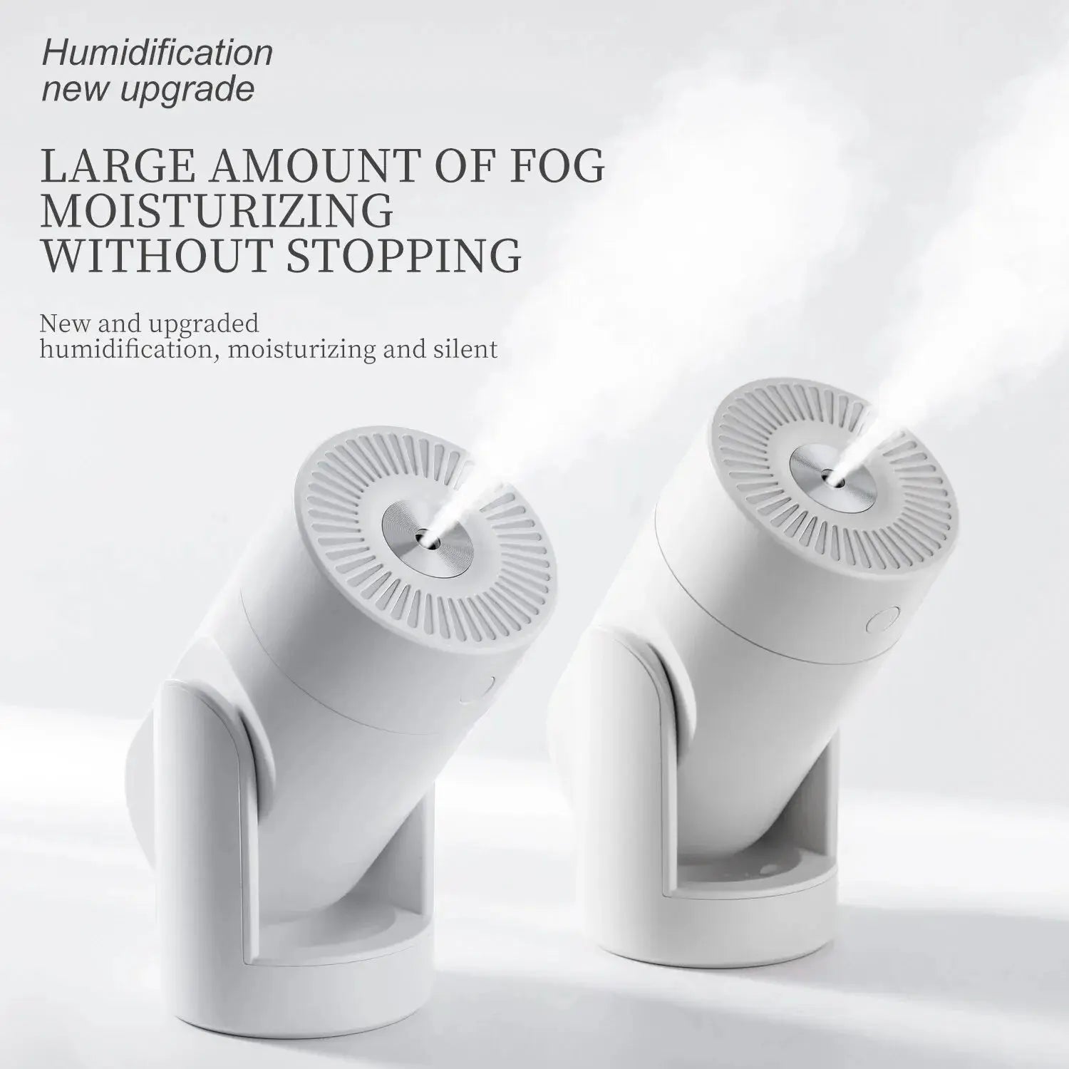Humidifier Mute for Both Car and Home Adjustable Angle Use Intelligent Maroon Asteria