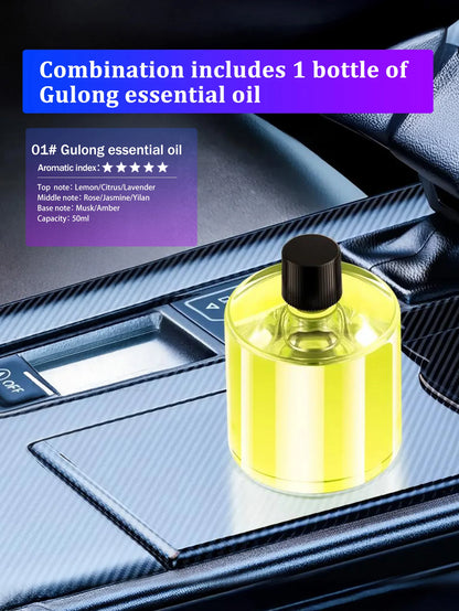 Aromaterapijska Lampa Zvjezdano Nebo - Auto Difuzor s 5 Eteričnih Ulja