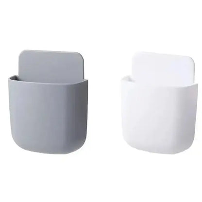 2PCS Wall Mounted Storage Box Mobile Phone Plug Holder Stand Rack AliExpress
