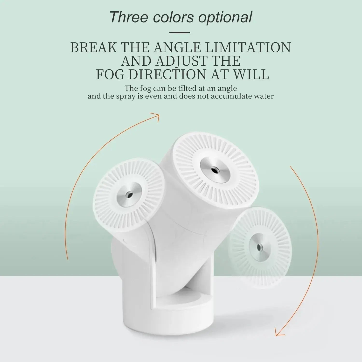 Humidifier Mute for Both Car and Home Adjustable Angle Use Intelligent Maroon Asteria