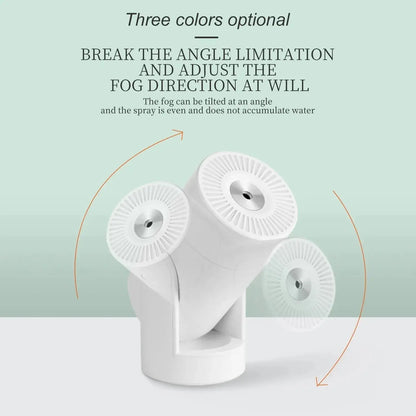 Humidifier Mute for Both Car and Home Adjustable Angle Use Intelligent Maroon Asteria