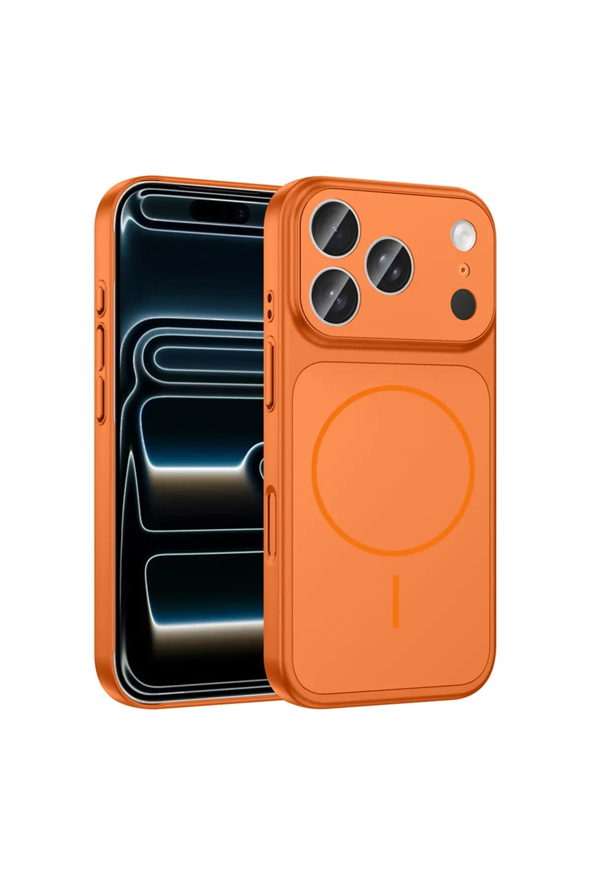 iPhone 17 Pro Case with Magnetic Charging Full Camera Protection Cover Ochre Juniper