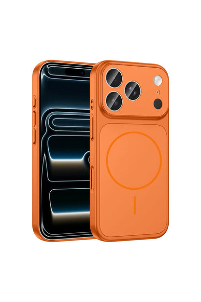 iPhone 17 Pro Case with Magnetic Charging Full Camera Protection Cover Ochre Juniper