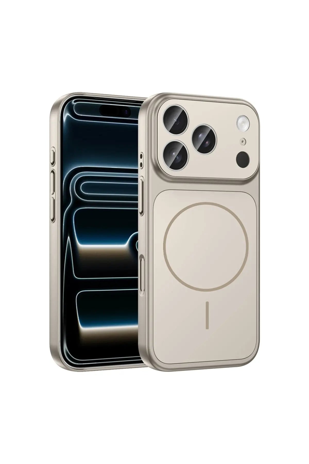 iPhone 17 Pro Case with Magnetic Charging Full Camera Protection Cover Ochre Juniper